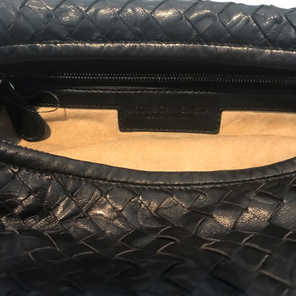 Authentic Bottega Veneta Black Hobo Bag - Picture 8 of 8